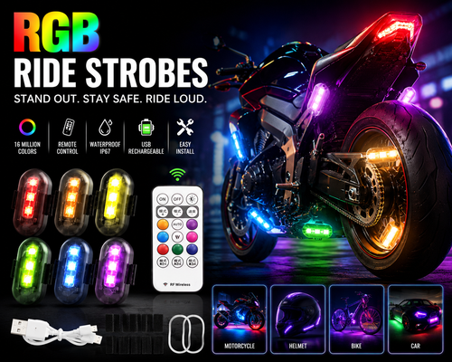 LumaRide™ RGB Ride Strobes